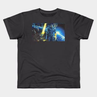 Mass Effect Commander Shepard Starry Night Kids T-Shirt